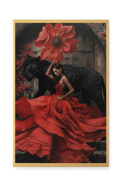 Shadow Dance Canvas Wall Art