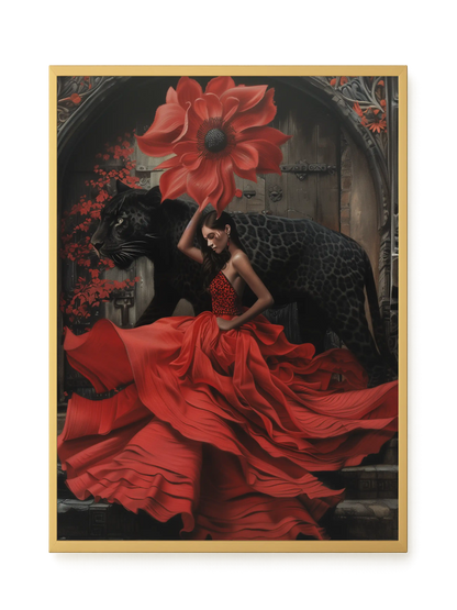Shadow Dance Canvas Wall Art