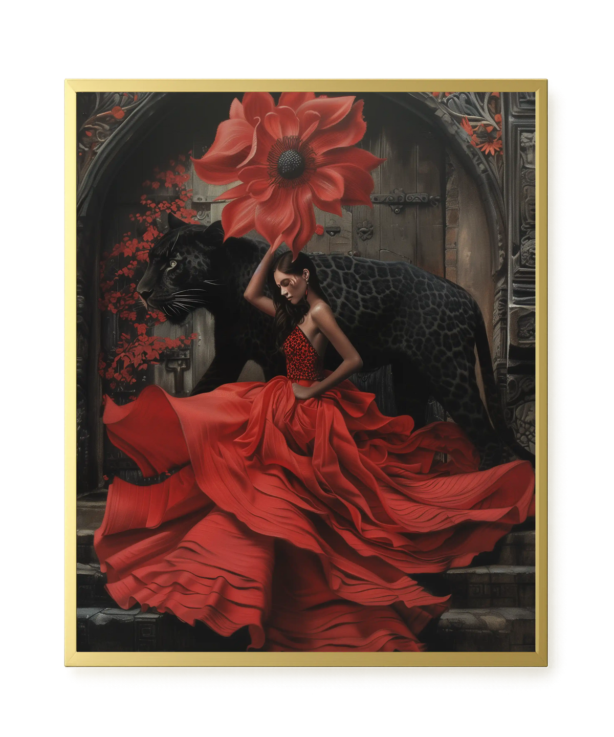Shadow Dance Canvas Wall Art