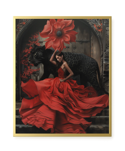 Shadow Dance Canvas Wall Art
