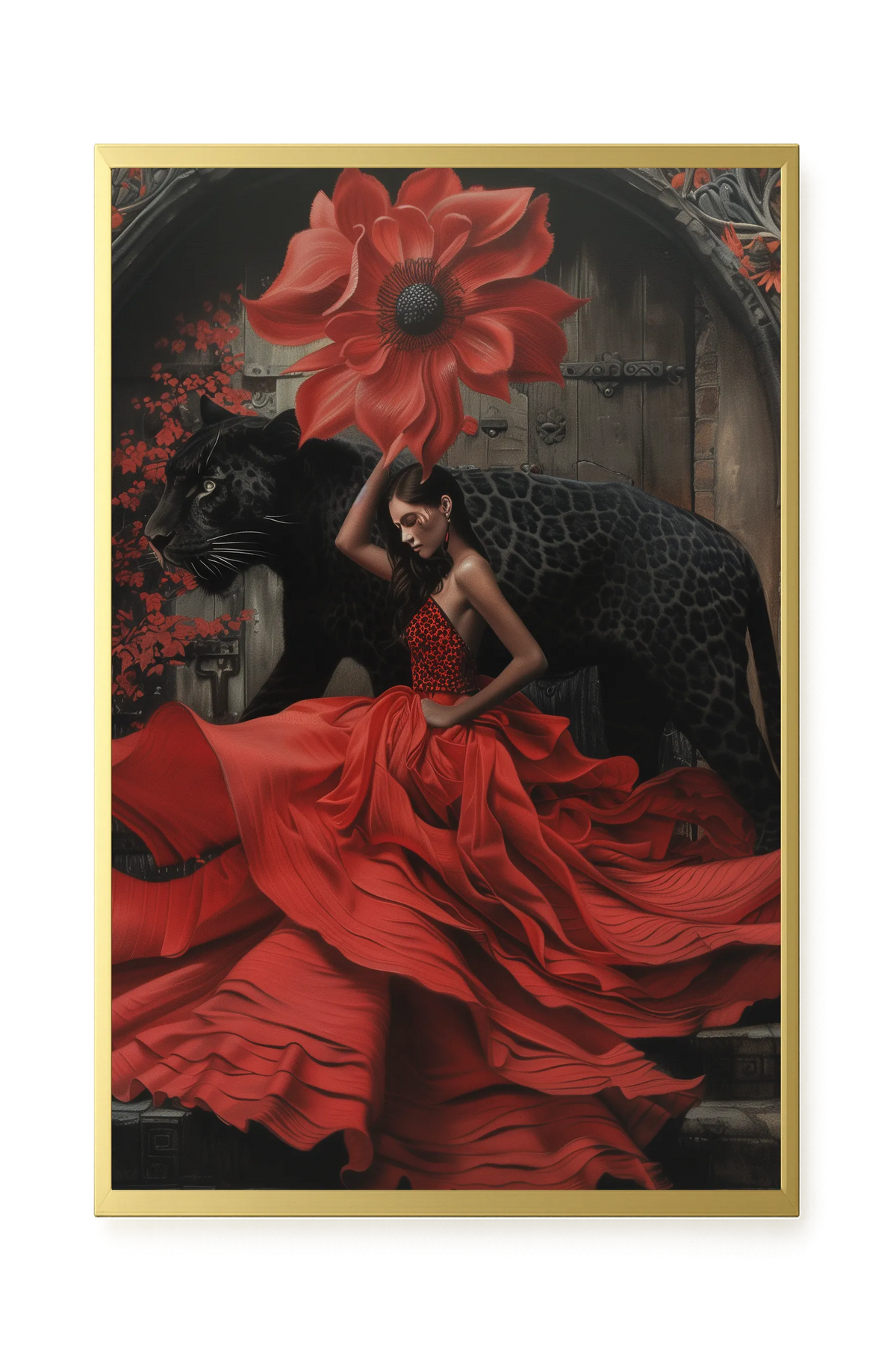Shadow Dance Canvas Wall Art