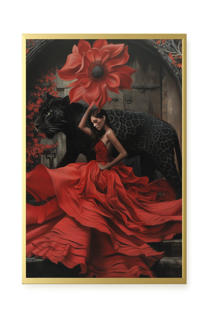 Shadow Dance Canvas Wall Art