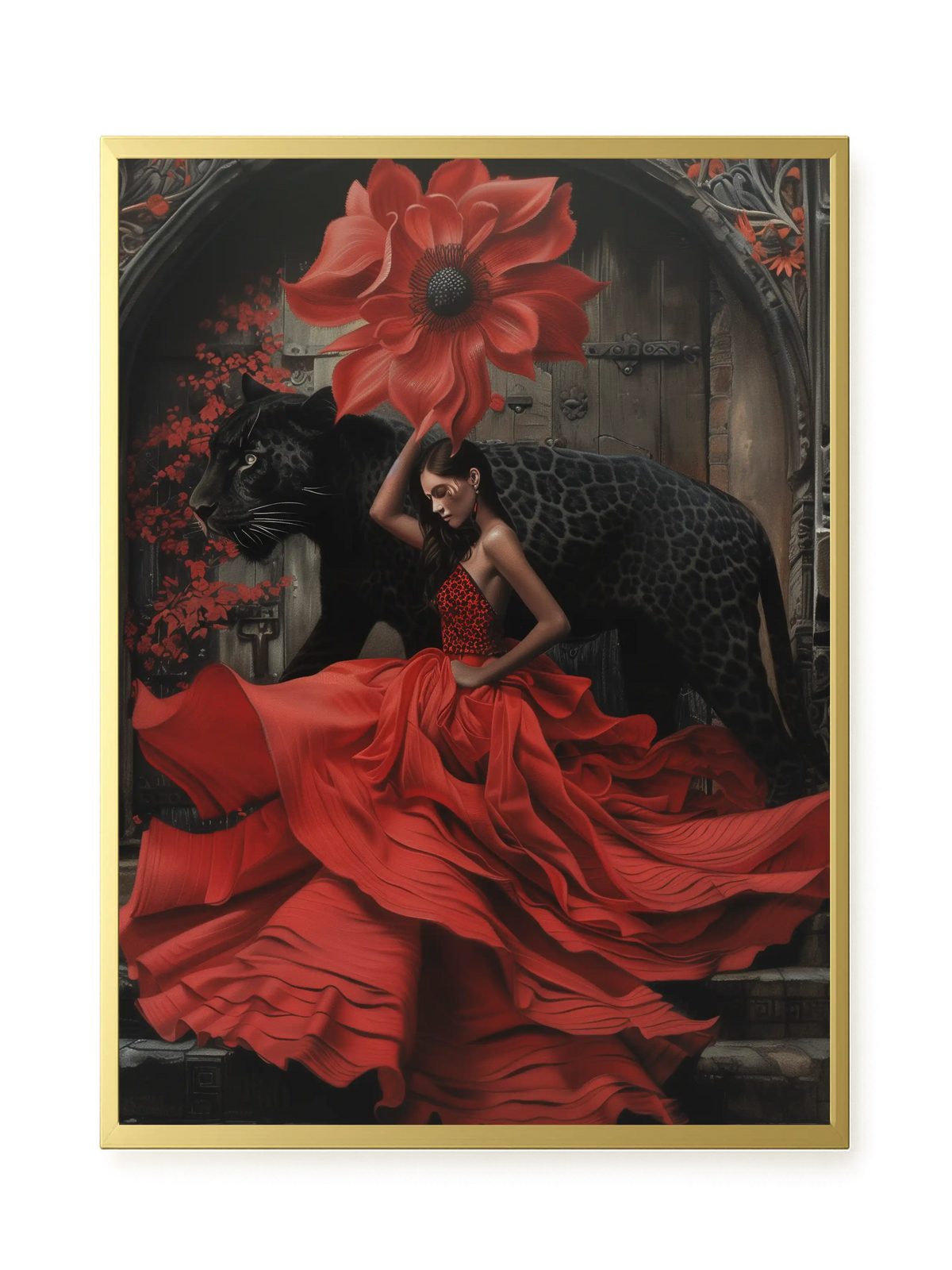 Shadow Dance Canvas Wall Art