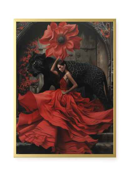 Shadow Dance Canvas Wall Art