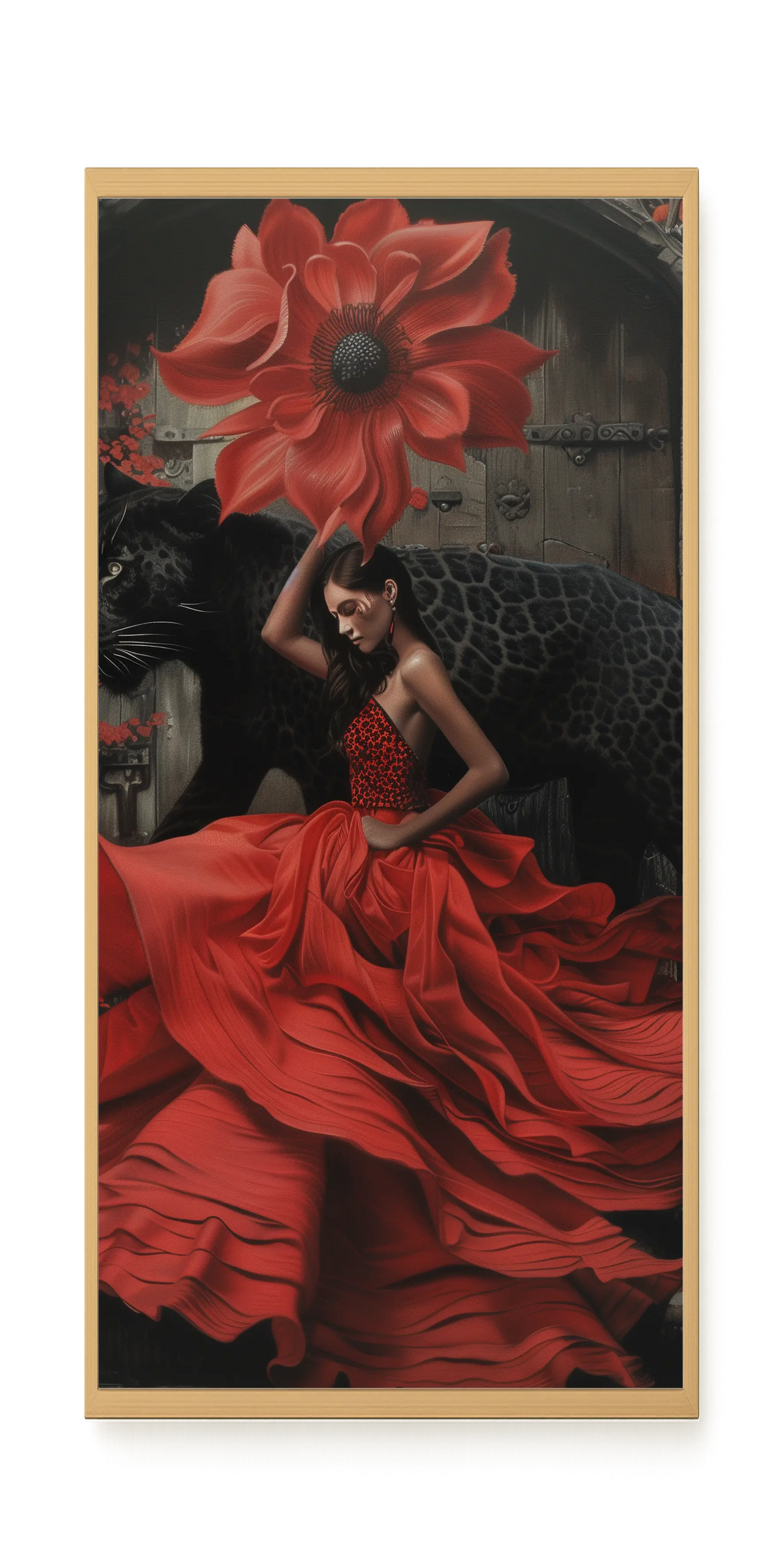 Shadow Dance Canvas Wall Art