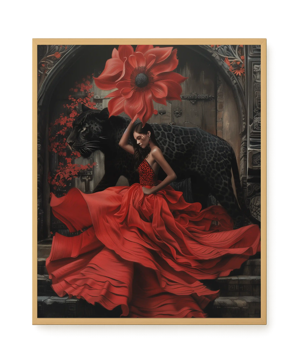 Shadow Dance Canvas Wall Art
