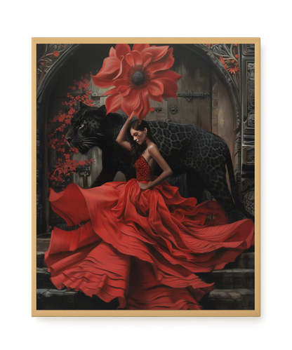 Shadow Dance Canvas Wall Art