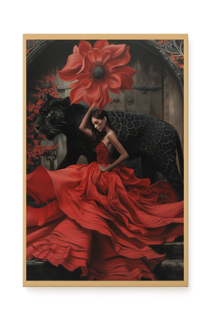 Shadow Dance Canvas Wall Art