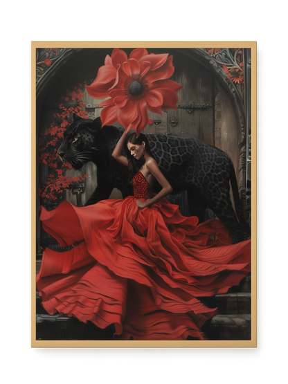 Shadow Dance Canvas Wall Art