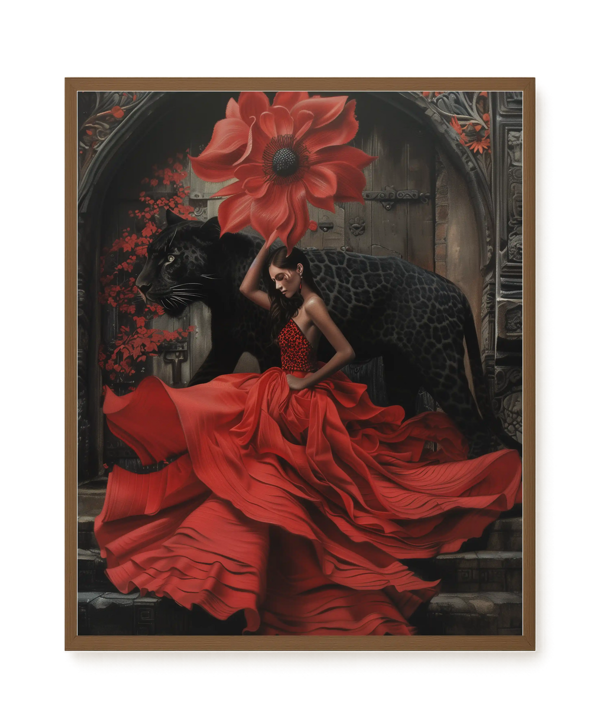Shadow Dance Canvas Wall Art