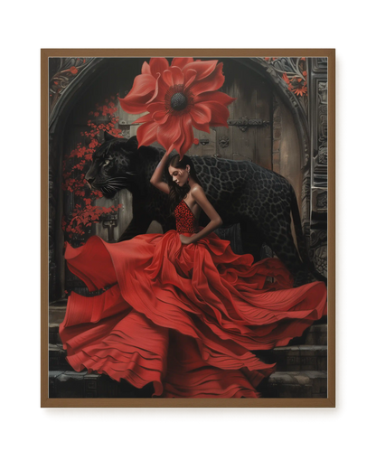 Shadow Dance Canvas Wall Art