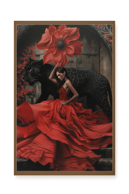 Shadow Dance Canvas Wall Art