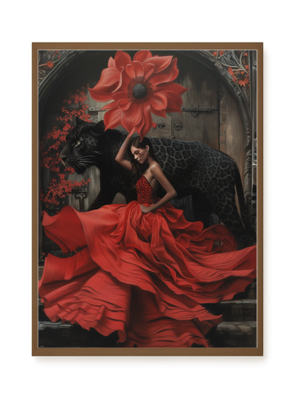 Shadow Dance Canvas Wall Art