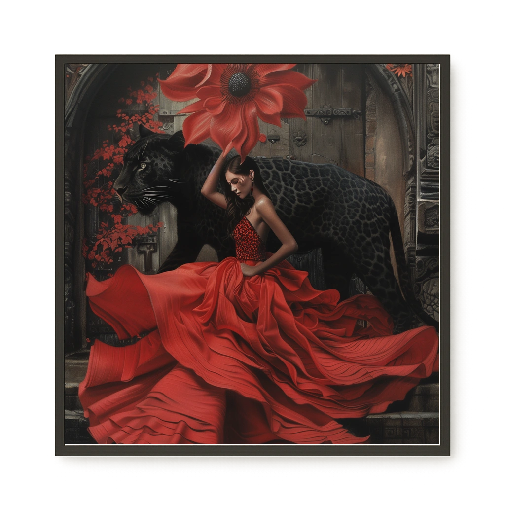 Shadow Dance Canvas Wall Art