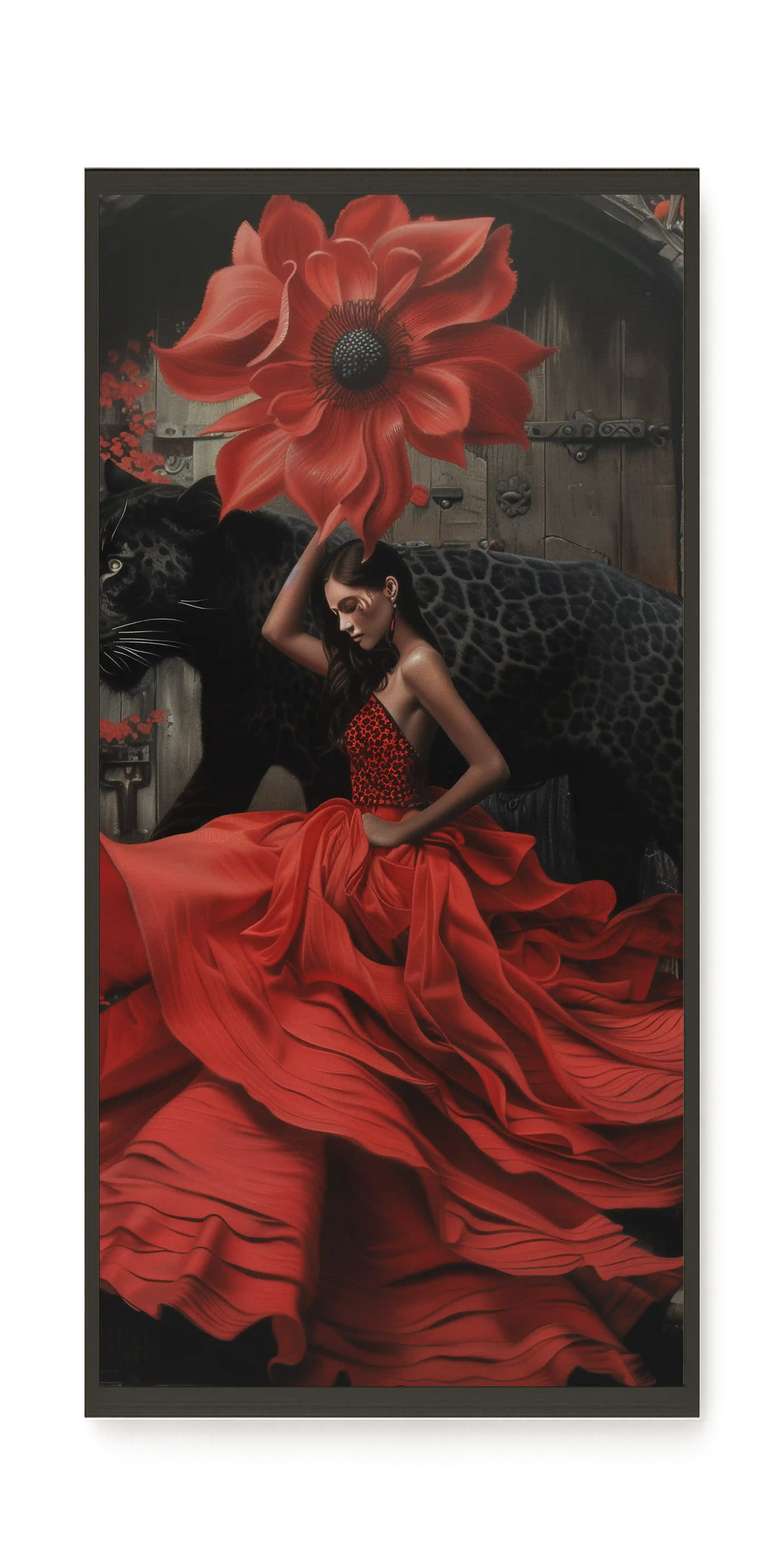 Shadow Dance Canvas Wall Art