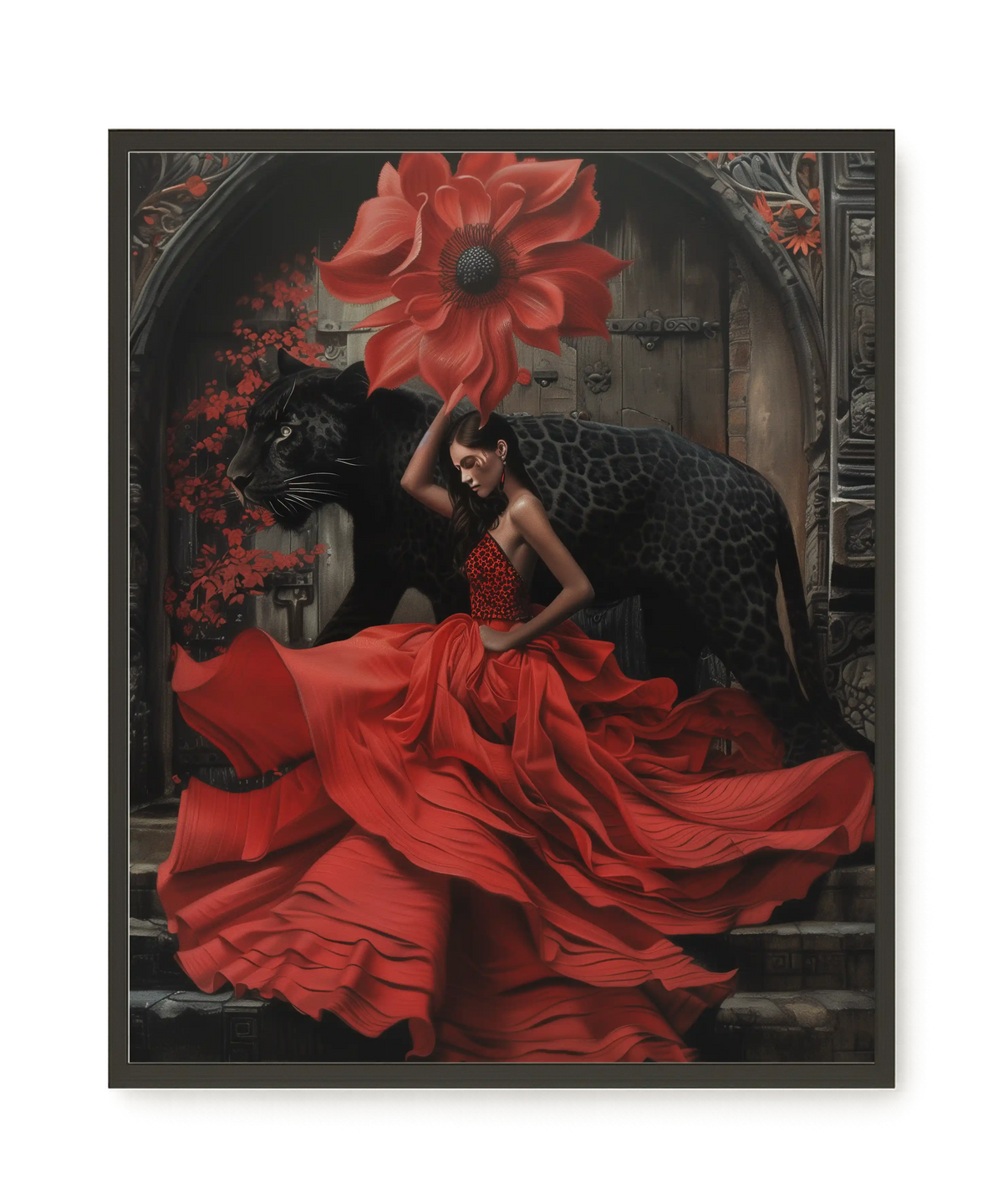 Shadow Dance Canvas Wall Art