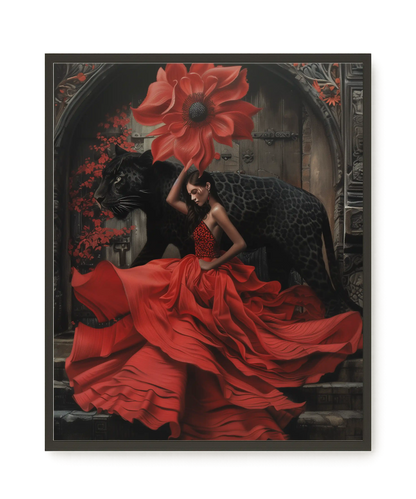 Shadow Dance Canvas Wall Art