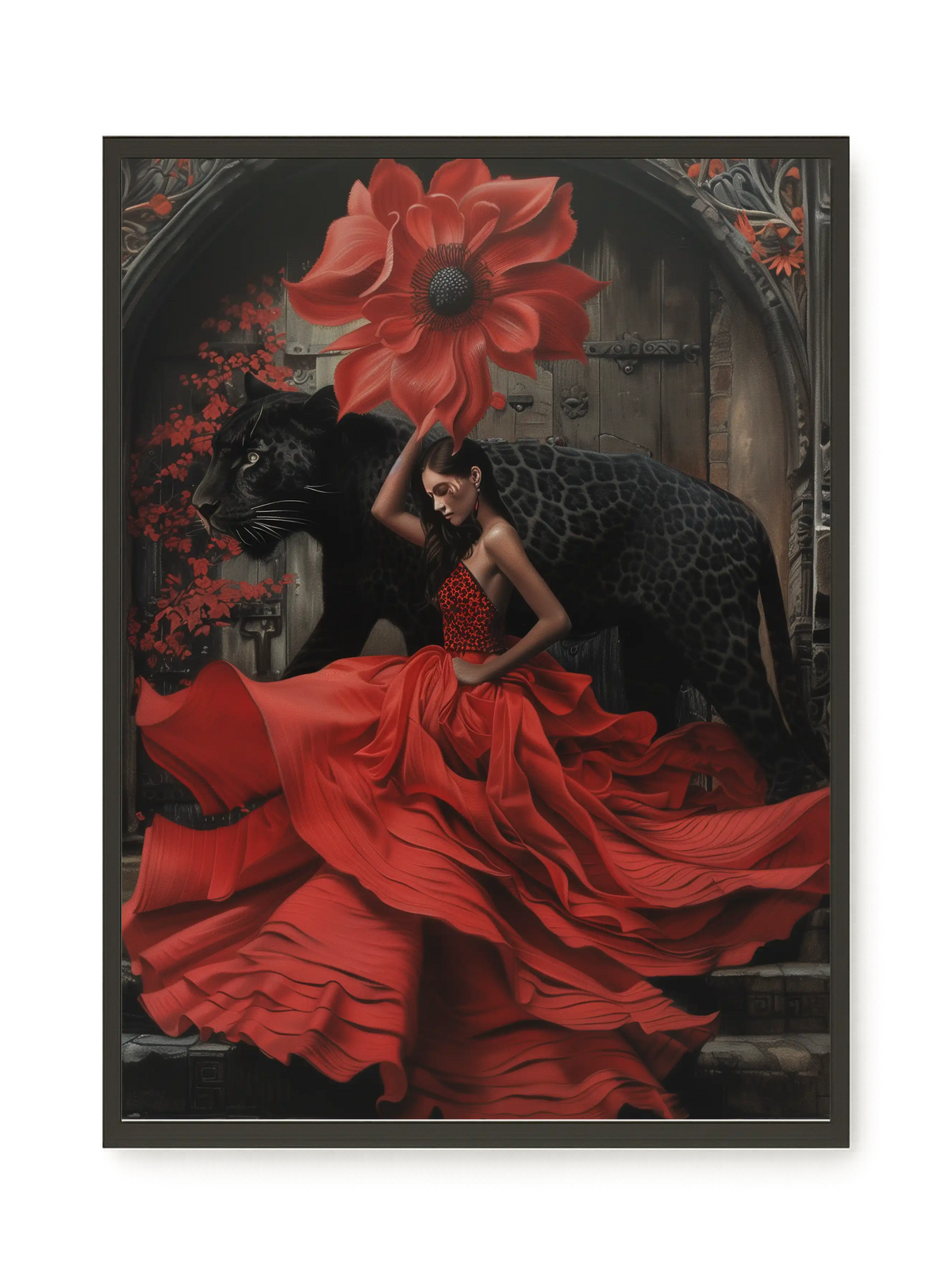 Shadow Dance Canvas Wall Art
