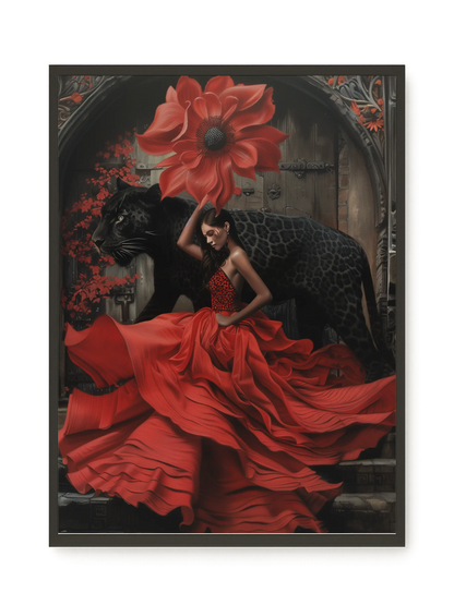 Shadow Dance Canvas Wall Art