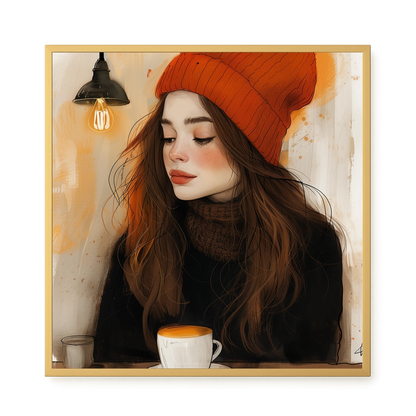 Warm Coffee Canvas Print