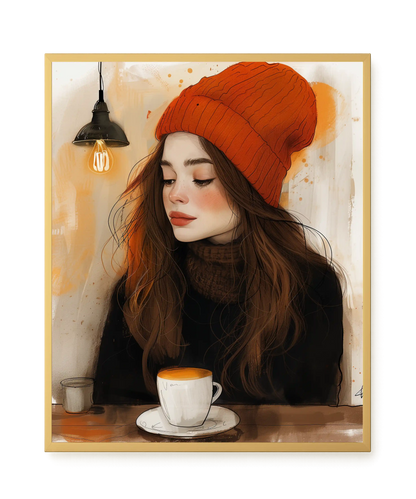Warm Coffee Canvas Print