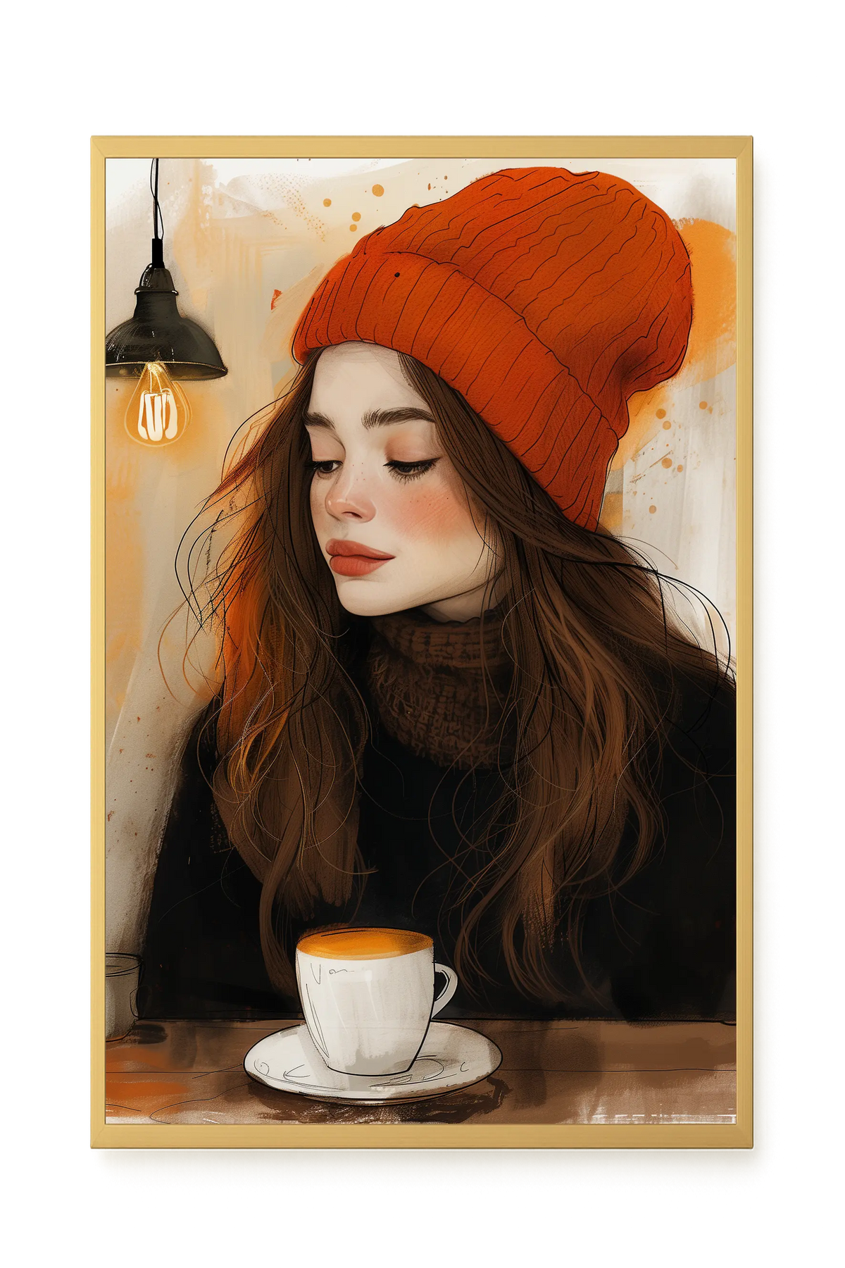 Warm Coffee Canvas Print