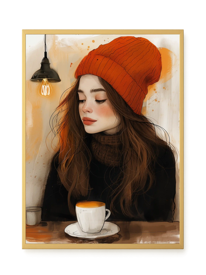 Warm Coffee Canvas Print