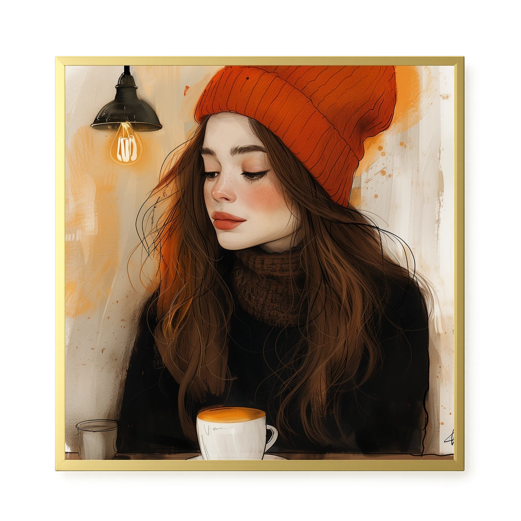 Warm Coffee Canvas Print