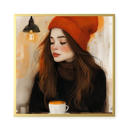 Warm Coffee Canvas Print