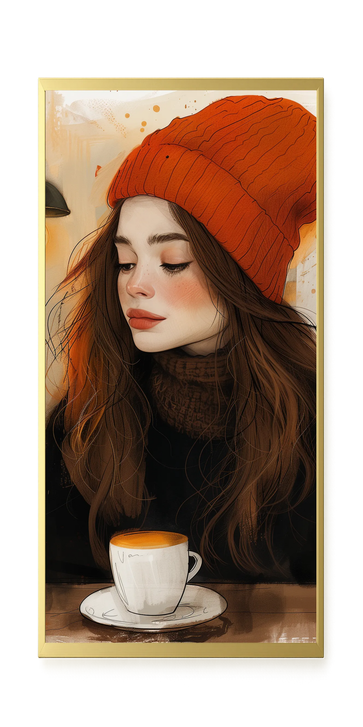 Warm Coffee Canvas Print