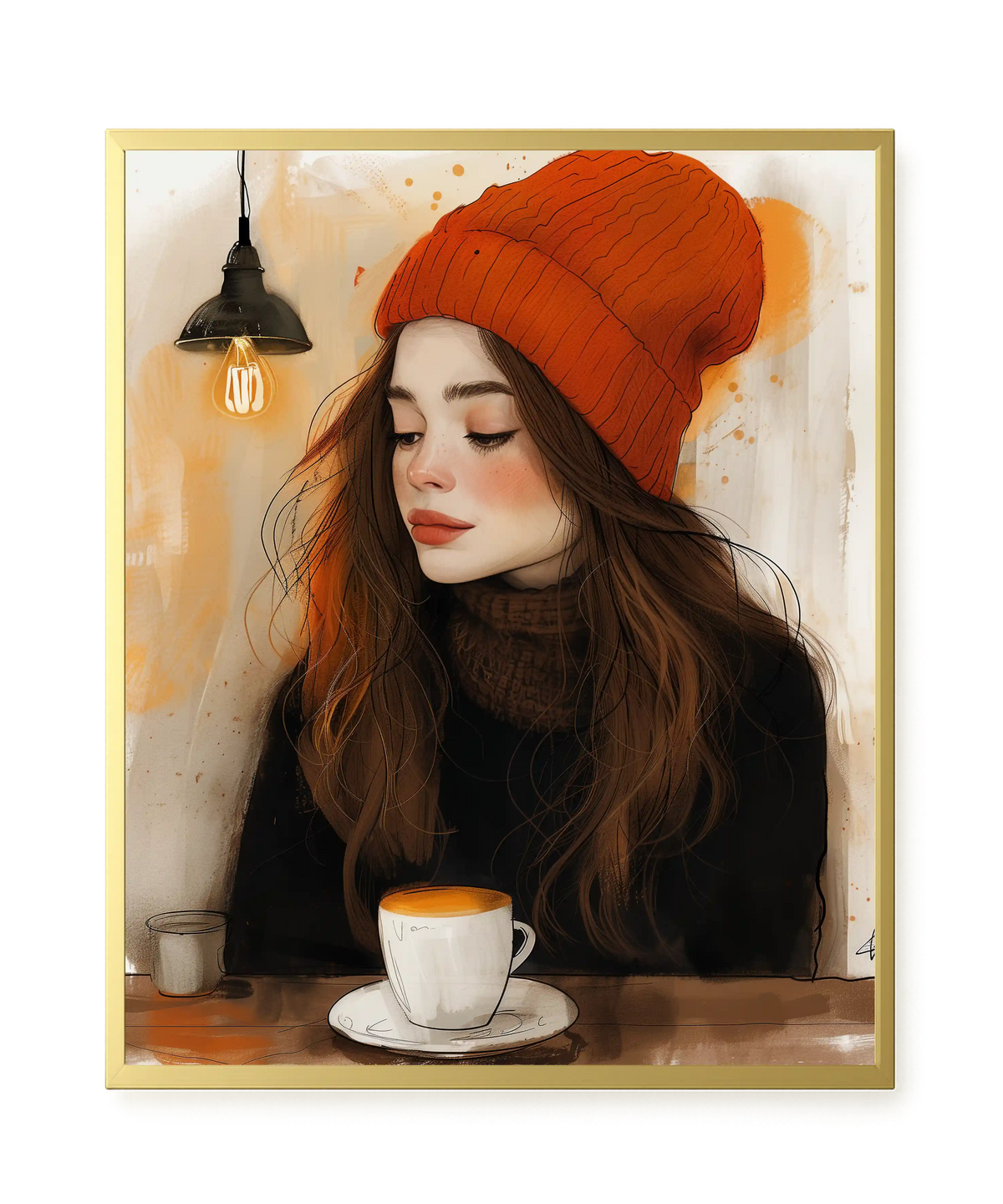 Warm Coffee Canvas Print