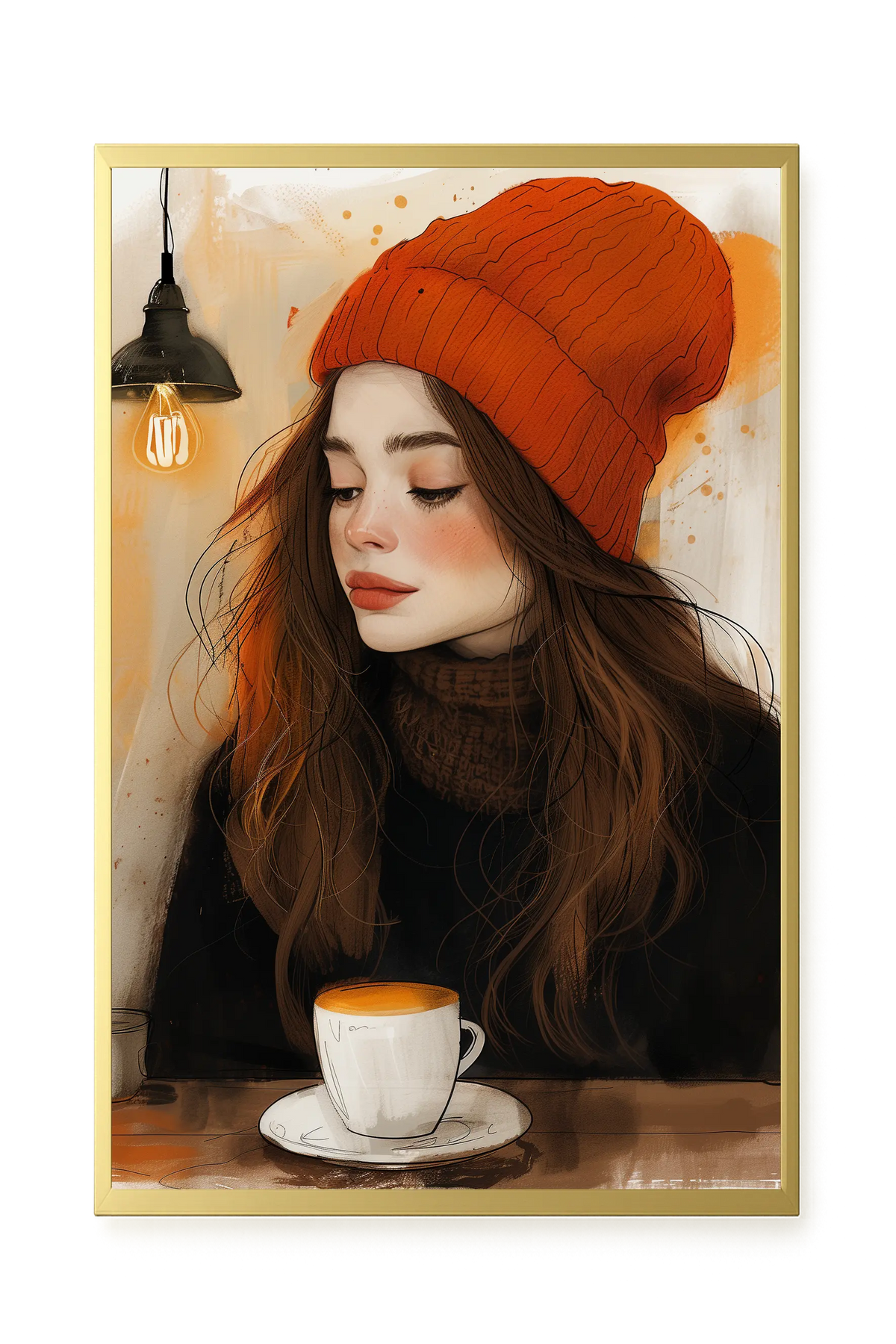 Warm Coffee Canvas Print