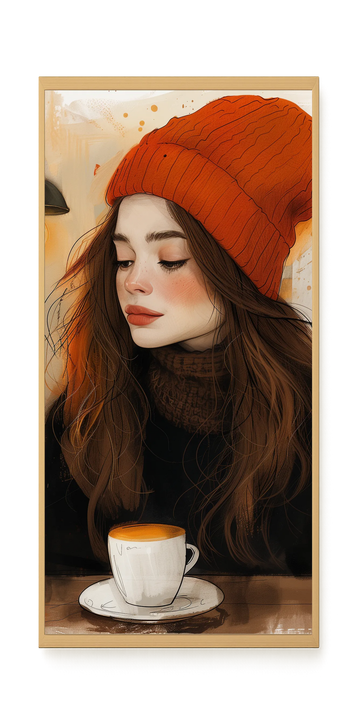 Warm Coffee Canvas Print