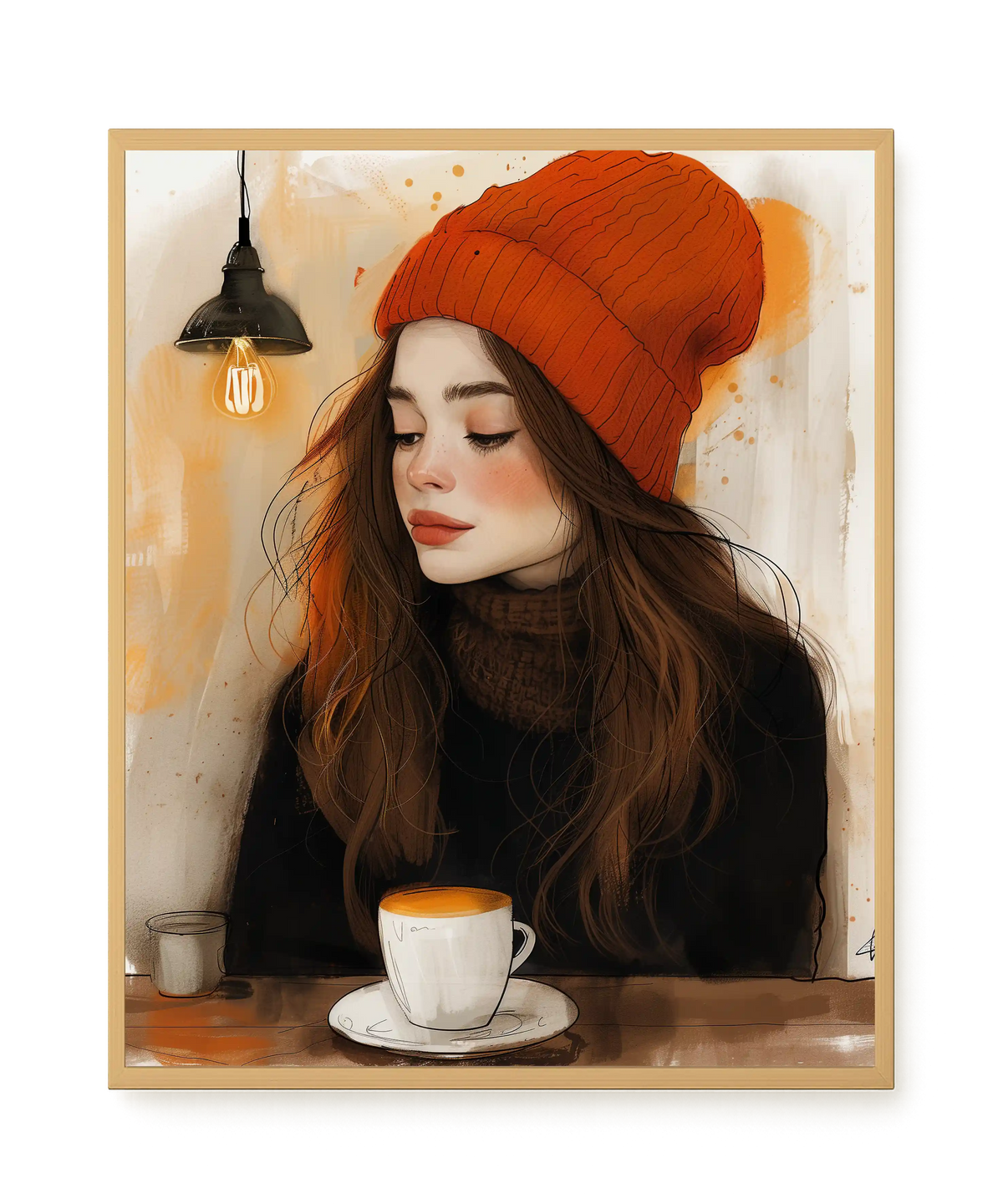 Warm Coffee Canvas Print