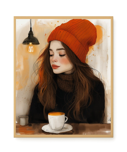Warm Coffee Canvas Print