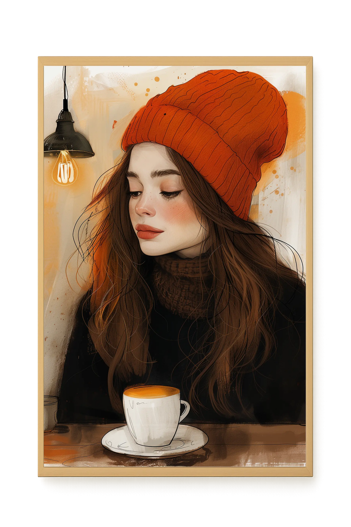 Warm Coffee Canvas Print