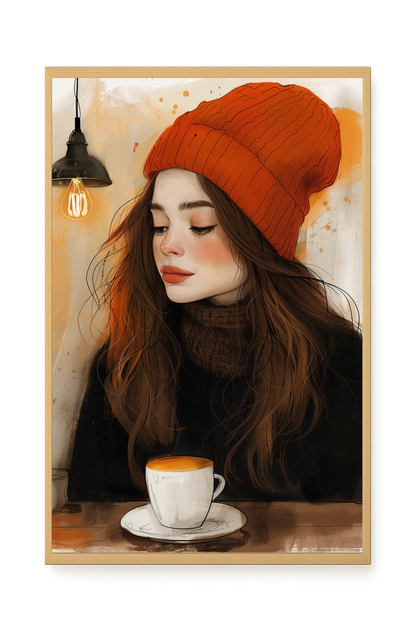 Warm Coffee Canvas Print