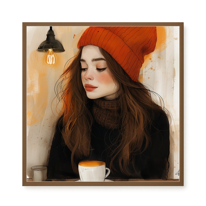 Warm Coffee Canvas Print