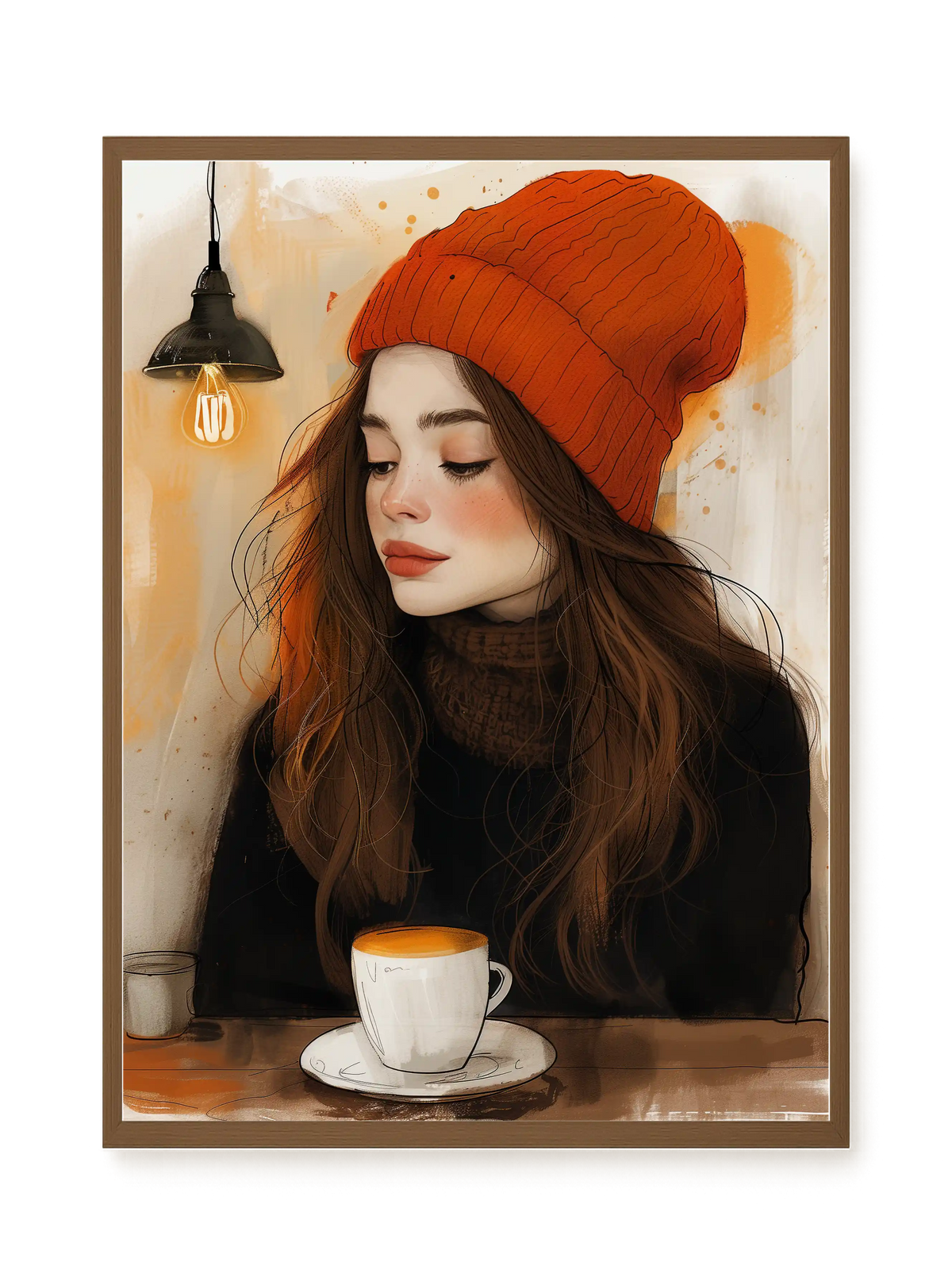 Warm Coffee Canvas Print