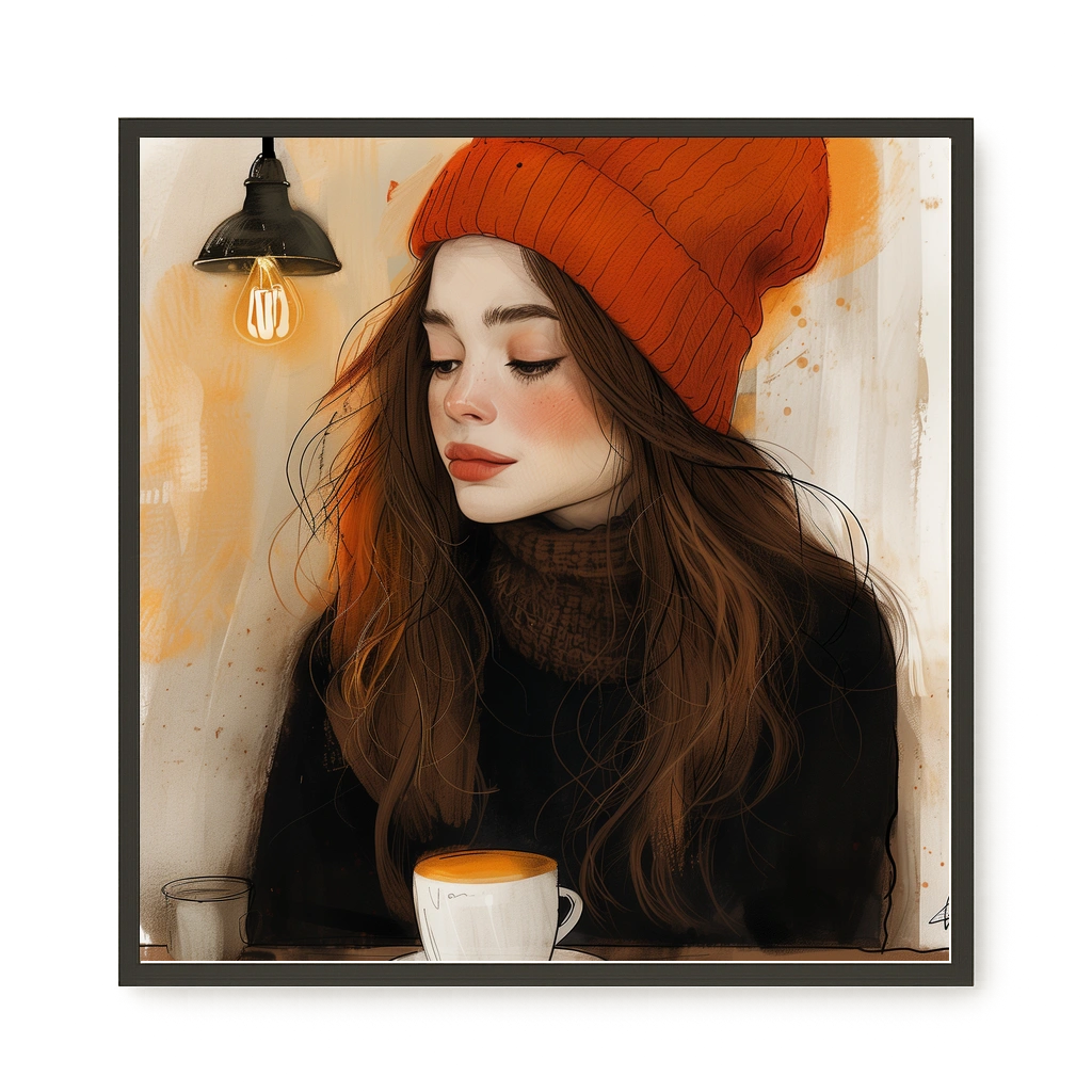 Warm Coffee Canvas Print