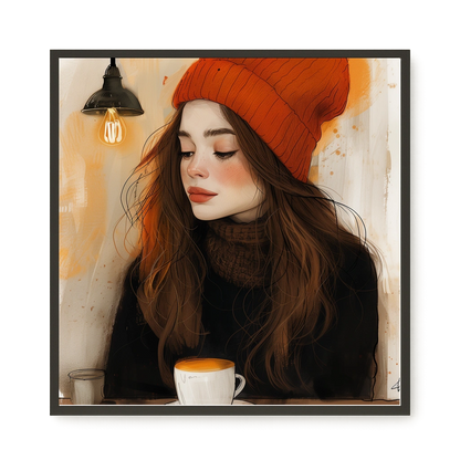 Warm Coffee Canvas Print