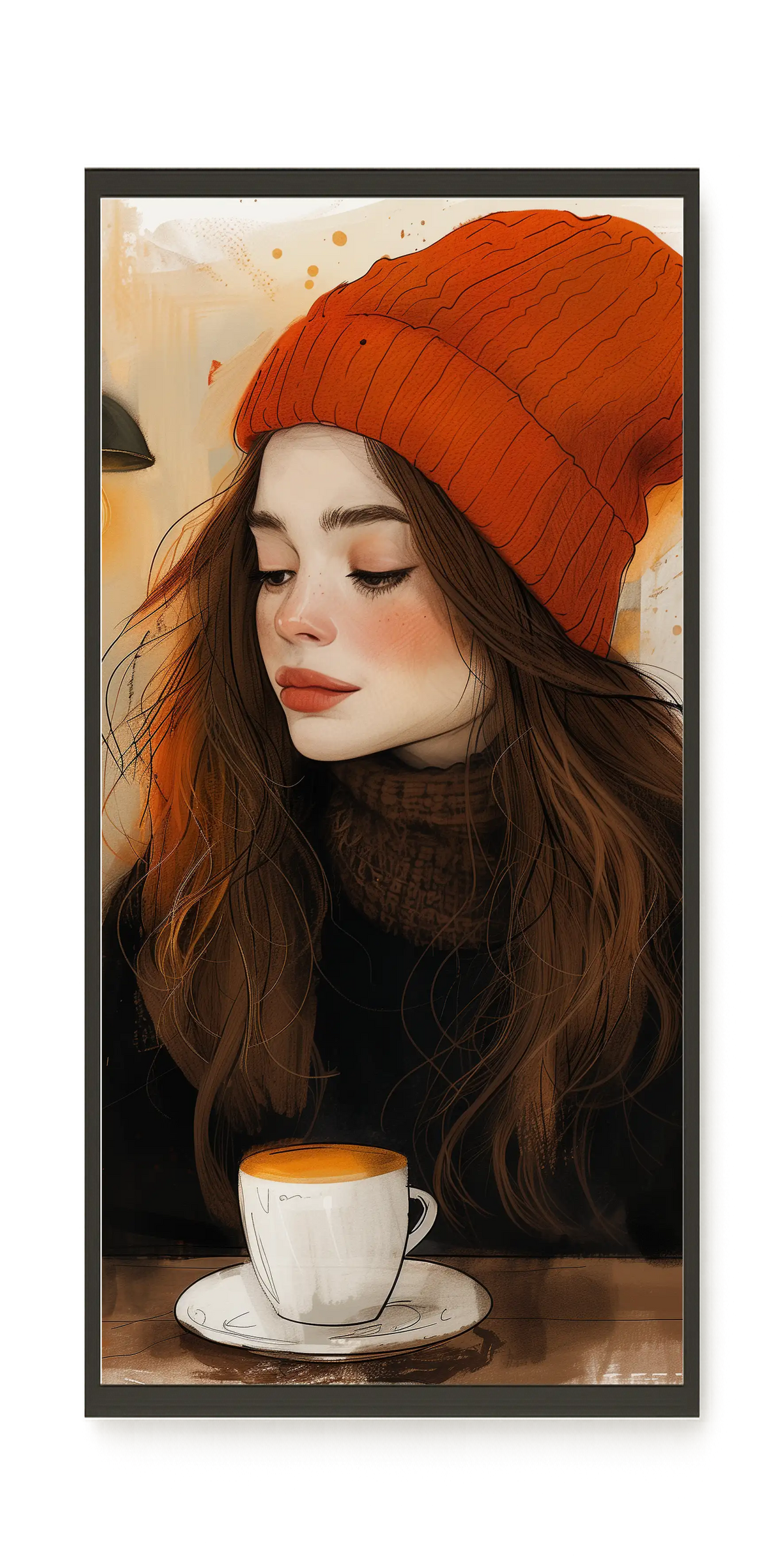 Warm Coffee Canvas Print