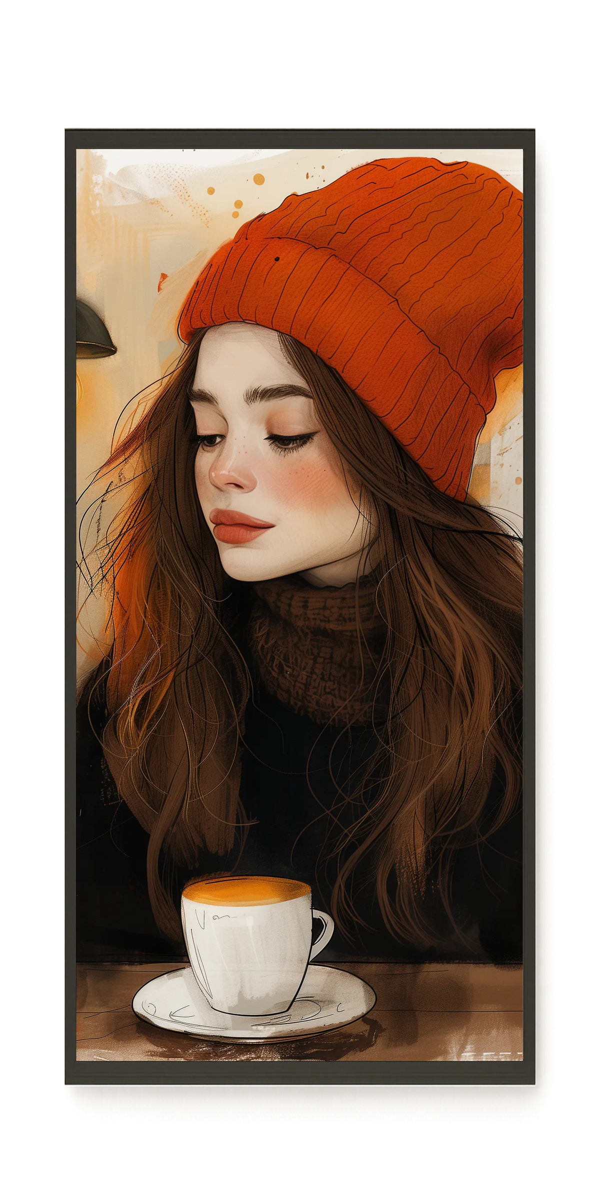 Warm Coffee Canvas Print