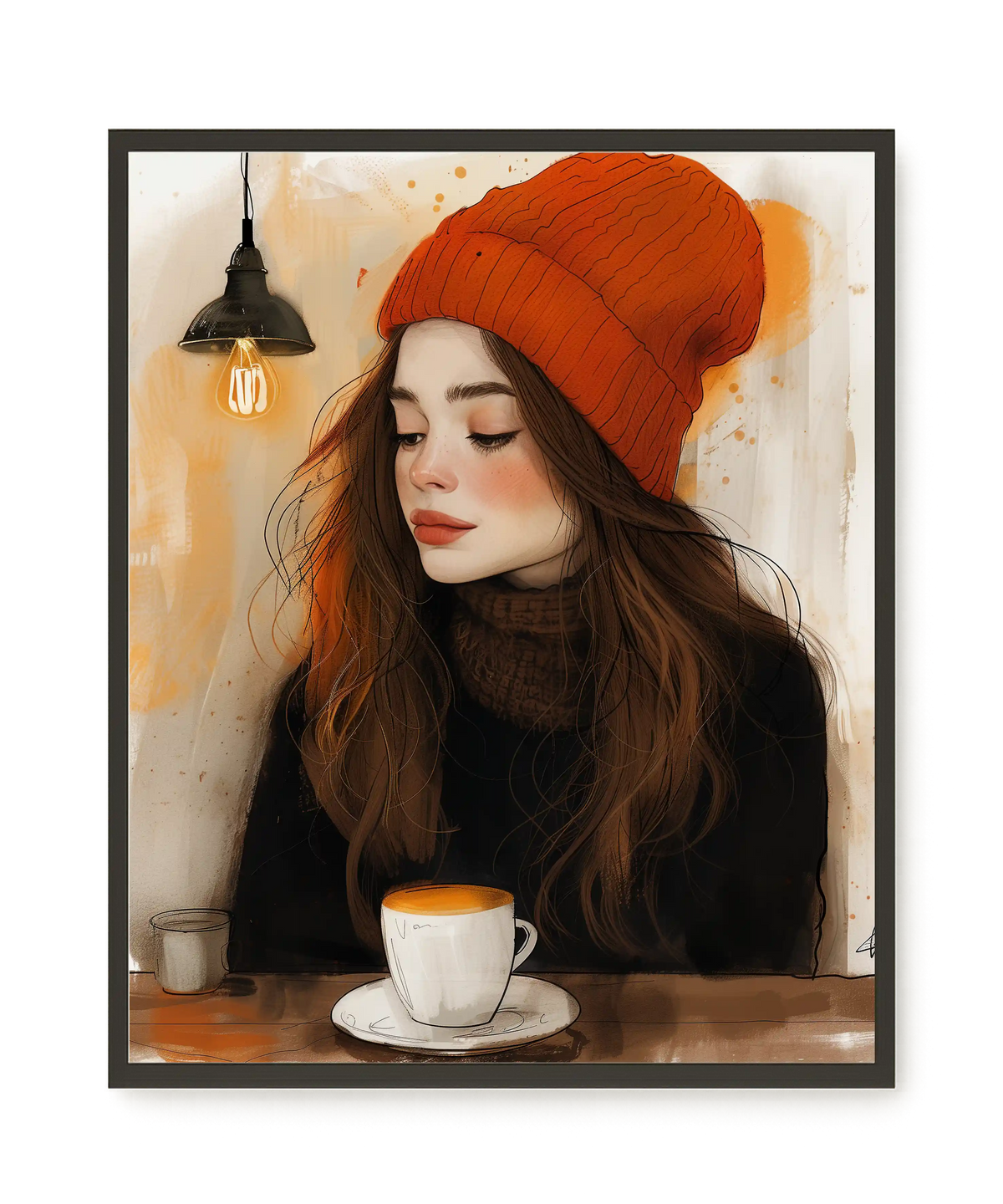 Warm Coffee Canvas Print