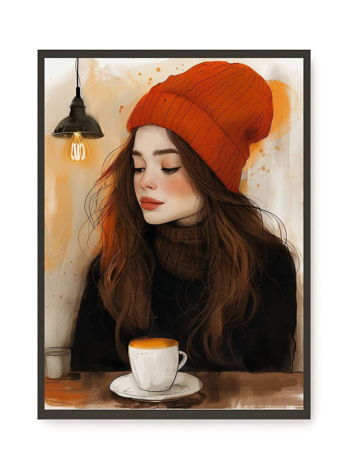 Warm Coffee Canvas Print