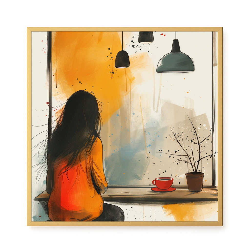 Quiet Window Canvas Wall Art