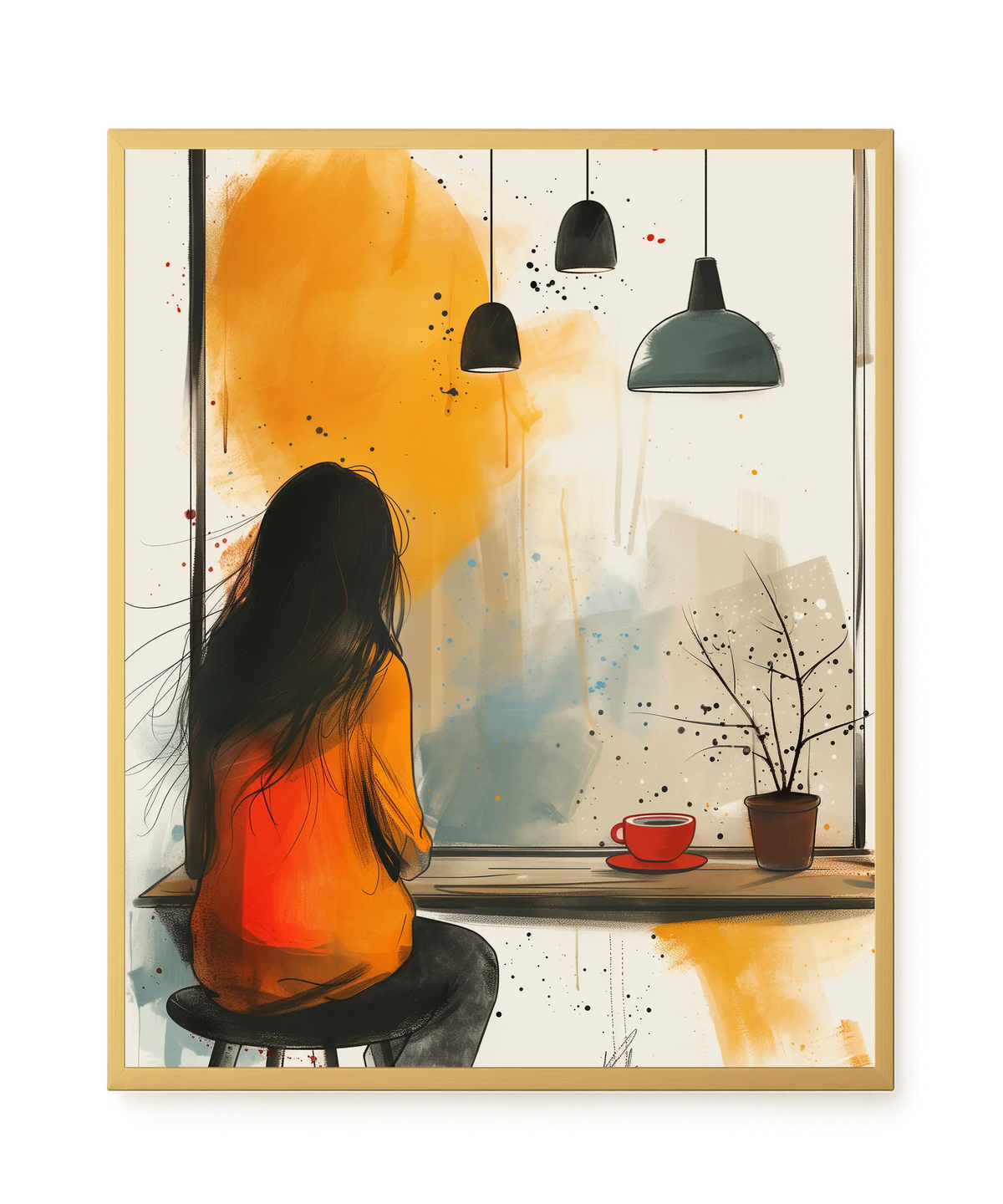Quiet Window Canvas Wall Art
