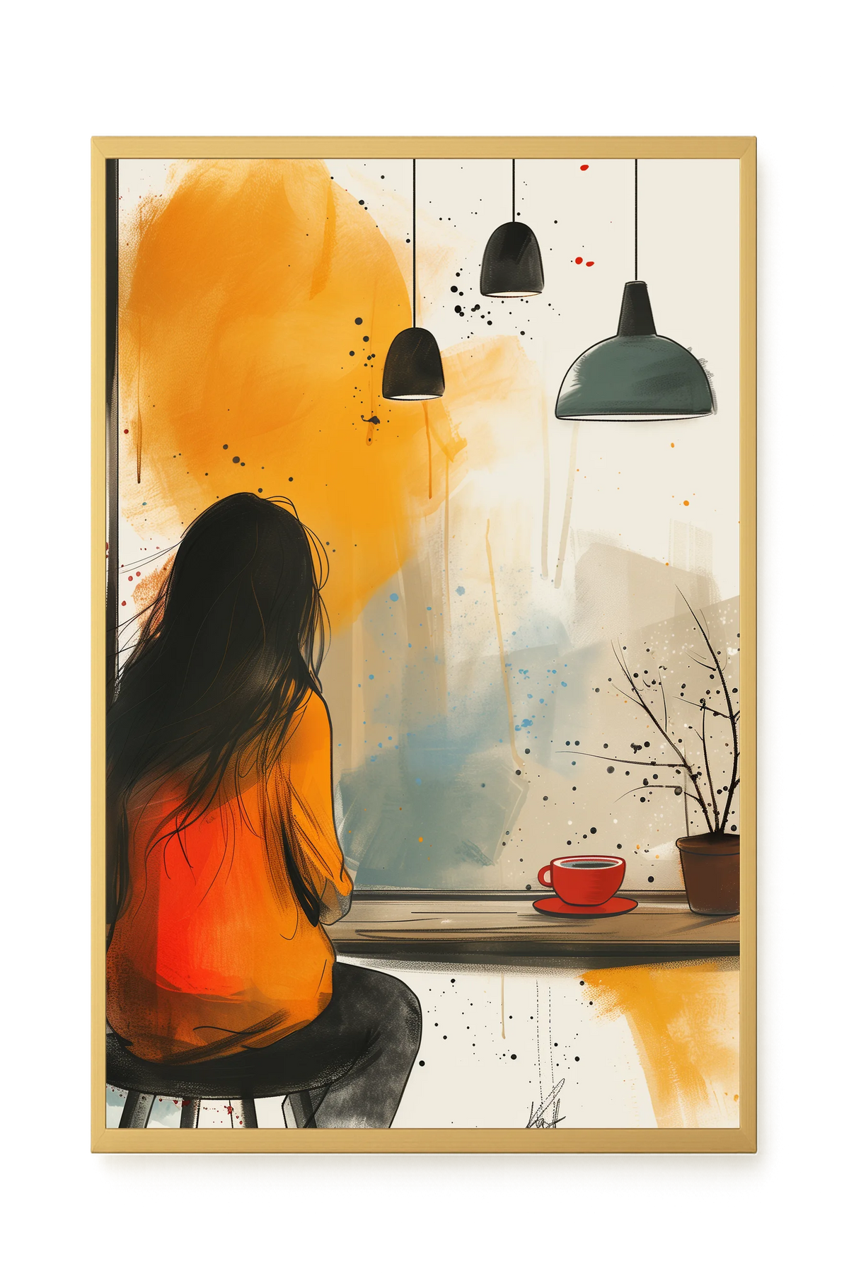 Quiet Window Canvas Wall Art