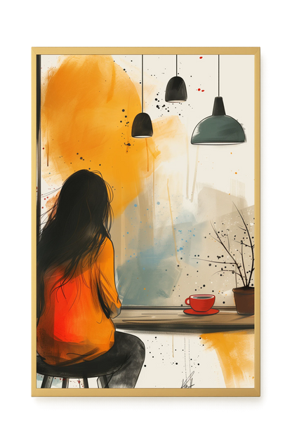 Quiet Window Canvas Wall Art