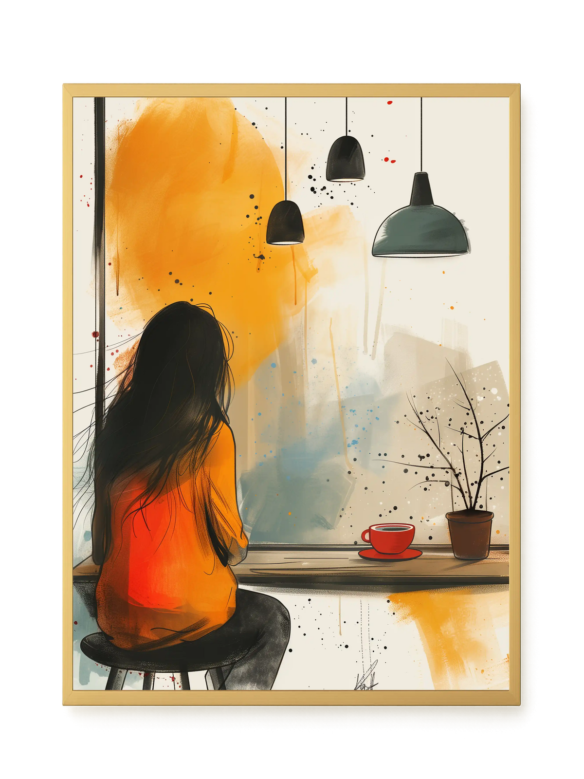 Quiet Window Canvas Wall Art